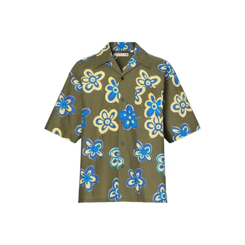 UNIQLO x MARNI SS22 Рубашка Мужская Темно-оливковая