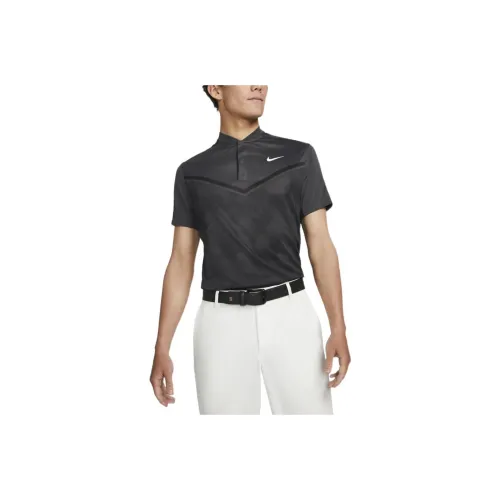 Nike Мужское Поло Черное