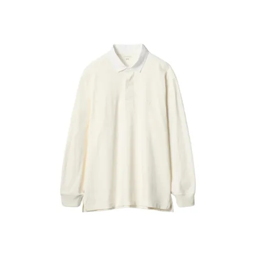 UNIQLO Белое унисекс-поло
