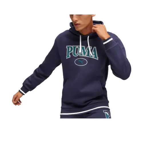 PUMA SQUAD Мужская толстовка мужская темно-синяя