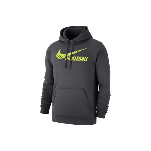 nike Клуб Флис Мужской Pickleball Llover Толстовка Толстовка Мужская Антрацитовая
