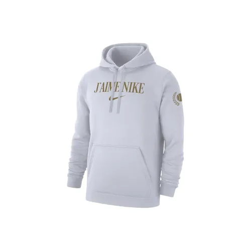 Nike Теннис Пуловер Толстовка Свитшот Мужской Белый