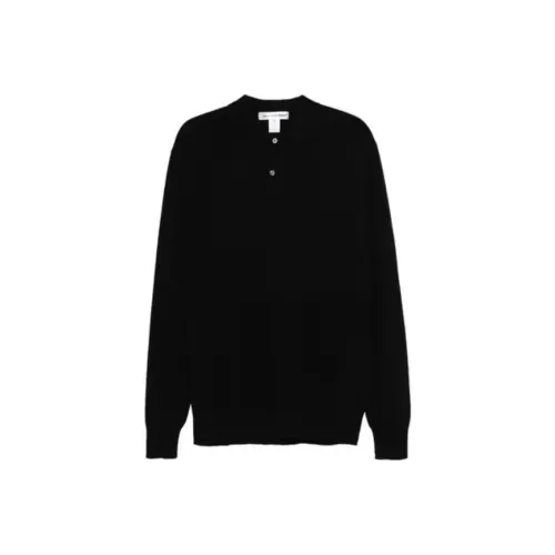 COMME DES GARCONS SHIRT Мужская черная поло рубашка