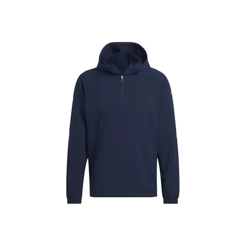 Adidas Ultimate365 Anorak Свитшот Мужской Преппи Морской Синий