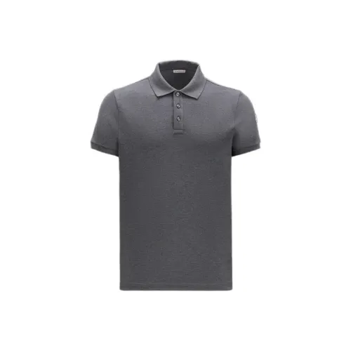 Moncler Поло Мужское Темно-Серое