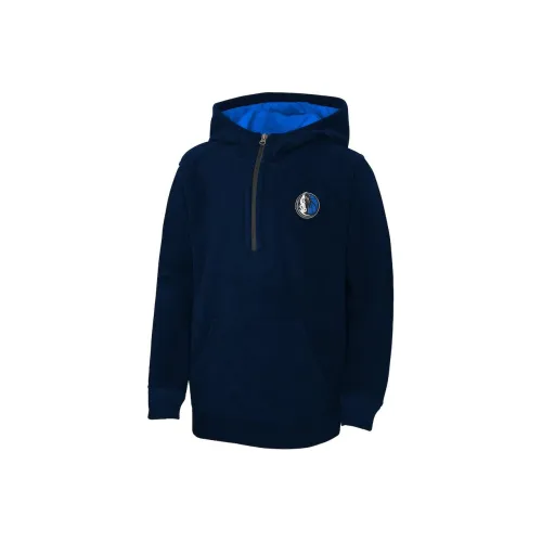 NBA Dallas Mavericks Краска The Court 1 4 Zip Флис Толстовка Мужской Темно-синий