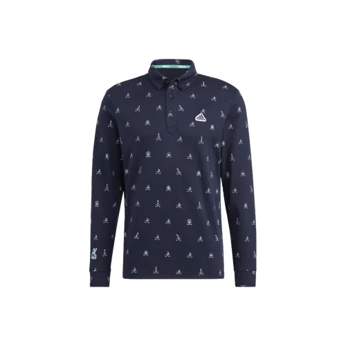 Adidas Ink Синий Мужское Поло