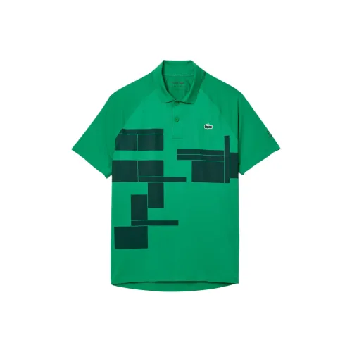 LACOSTE Collaboration x Novak Djokovic Поло Мужское Зеленое