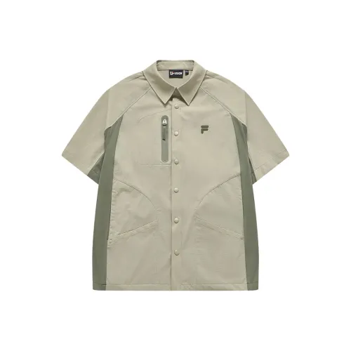 FILA FUSION URBAN TECH Рубашка Мужская Овсяный Хаки