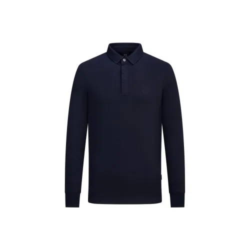 ARMANI EXCHANGEAE FW22 Поло Мужское Морской Синий