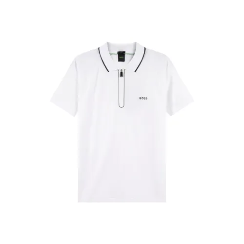 Hugo Boss Белая Мужская Поло