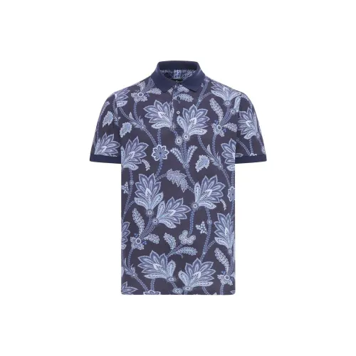 ETRO Синий Мужская Поло