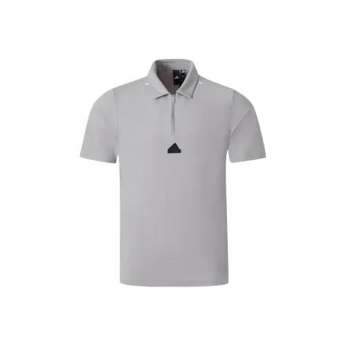 Adidas Поло Мужское Pure Ледяной Серый