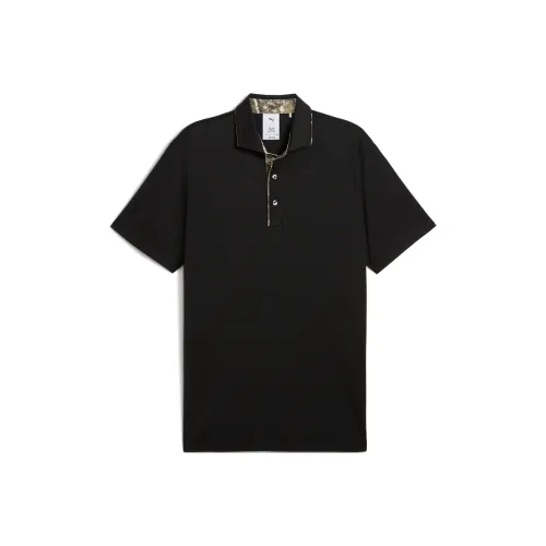 PUMA x REALTREE GOLF SS25 Поло Мужское Черное