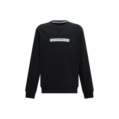 EMPORIO ARMANI FW23 Свитшот Мужской Черный