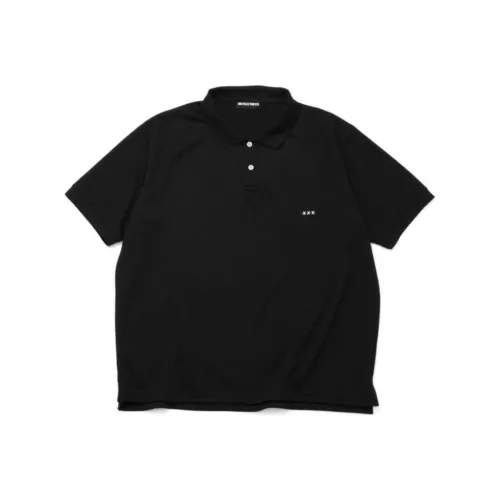 GOD SELECTION XXX CO-BRAND Черная мужская поло