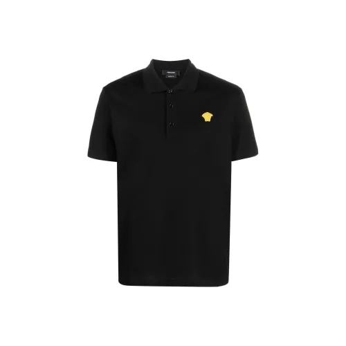 VERSACE Мужская черная поло
