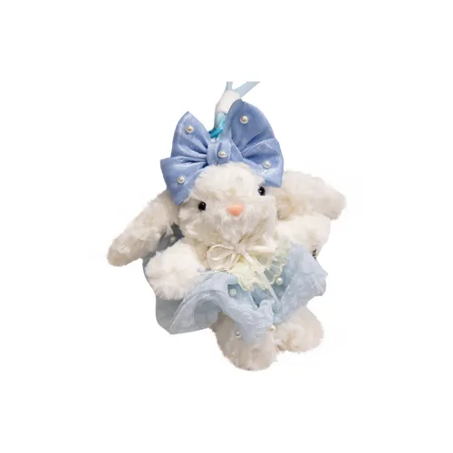 BEIKEMIXUE Милый подвесной кролик с ушками плюшевая кукла подвеска 20 см в высоту