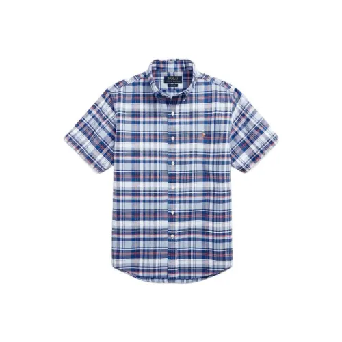 Polo Ralph Lauren FW22 Рубашка Мужская Синяя