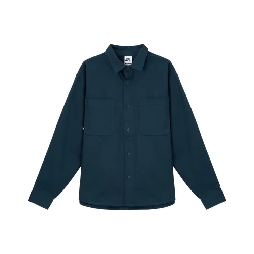 Nike SB Темно-синие Мужские Рубашки