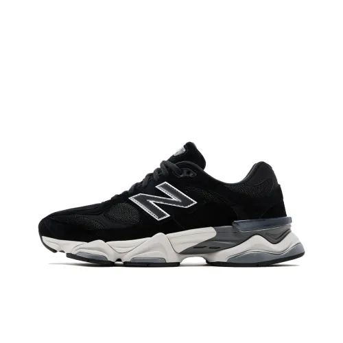 New Balance NB 9060 Low Топ Повседневные Беговые Кроссовки Мужские Черные