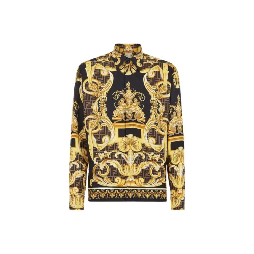 FENDI X VERSACE Многоцветные Мужские Рубашки