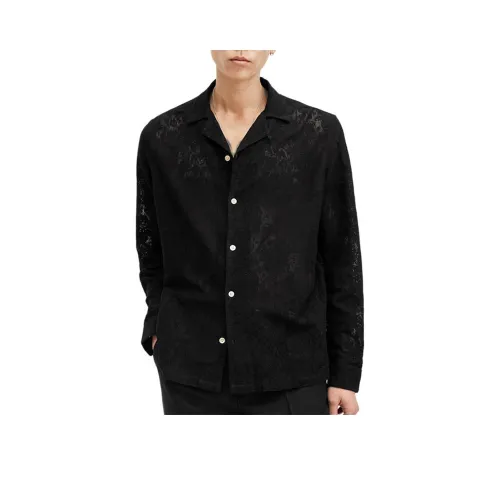 ALLSAINTS Мужские Черные Рубашки
