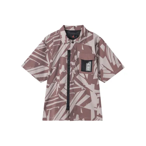 Джордан Розовый Коричневый Мужские Рубашки