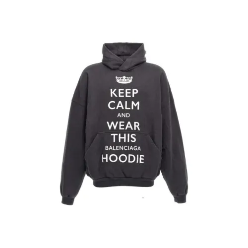 Balenciaga Свитшот Стандартный Мужской Серый