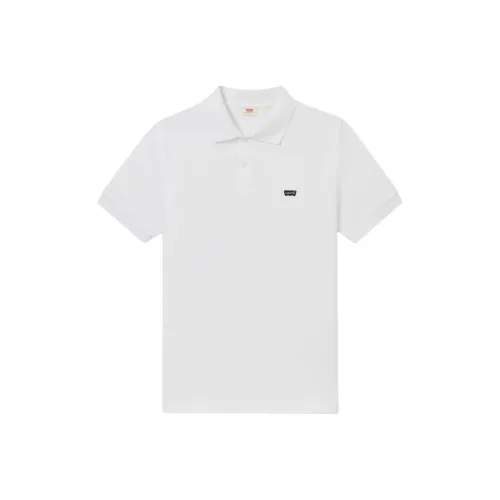 Levis Белая Мужская Поло