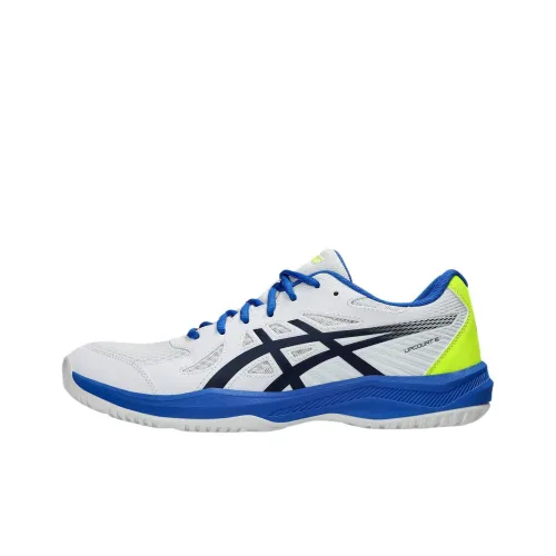 Asics Гель UPCOURT 6 Бадминтон Обувь Низкий Топ Белый Синий Мужской