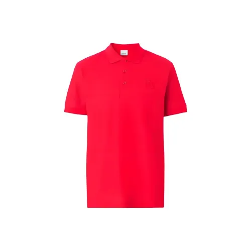 Burberry SS23 Поло Мужское Красное