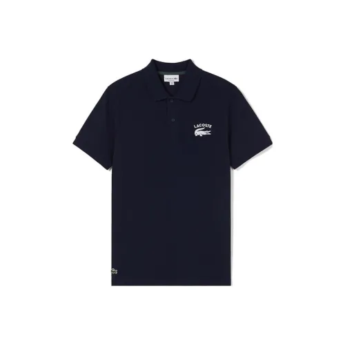 LACOSTE Collaboration Темно-синяя Мужская Поло