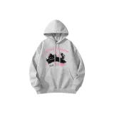 Серый меланж [с капюшоном]