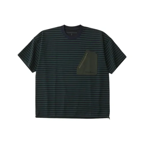 White Mountaineering Зеленый Мужской T-Рубашки