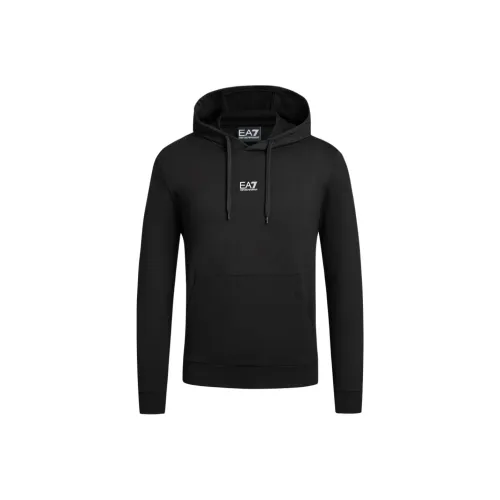 EMPORIO ARMANI EA7 FW24 Толстовка Мужской Черный