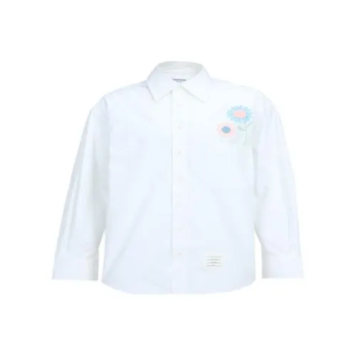 THOM BROWNE· SS23 Рубашка Мужская Белая