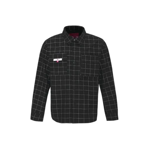 Кошка Черный Унисекс Рубашки