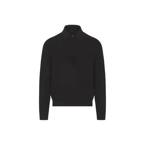 Brioni Мужская черная поло