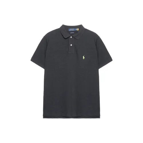 Черное мужское поло Polo Ralph Lauren