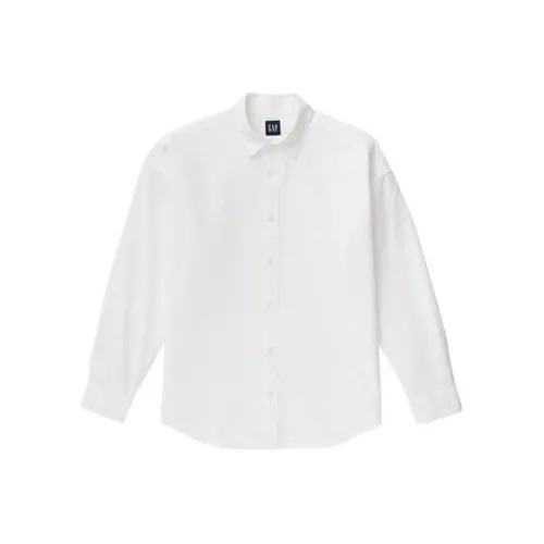 GAP совместный бренд x Palace SS24 Oxford Рубашка с оборванными плечами Унисекс Белый