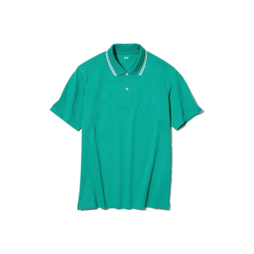 UNIQLO Поло Мужское Grass Зеленый
