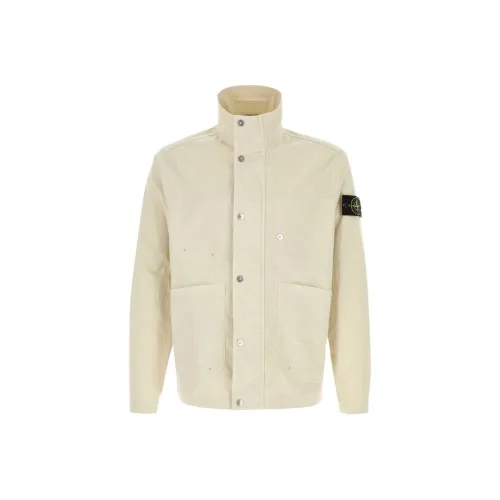 Stone Island Айвори Мужские Куртки