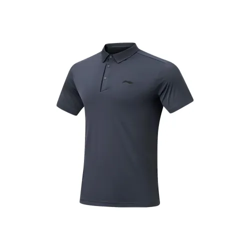 Подкладка Fitness Series Поло Мужская Эбеново-Черная