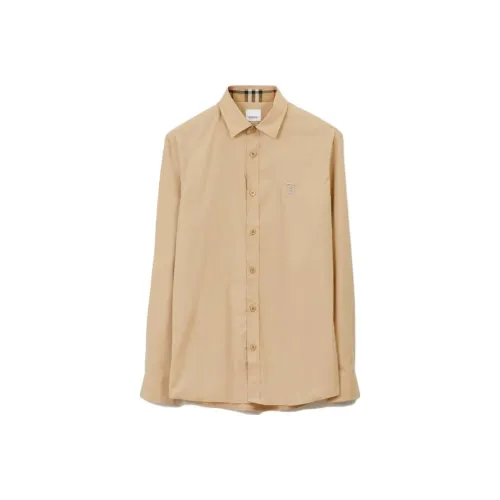 Burberry SS23 Рубашка Мужская CAMEL 80666221