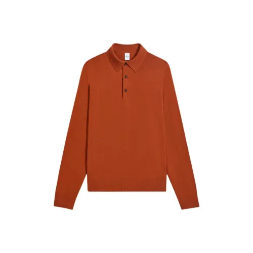 BERLUTI Поло Мужское Терракотовое
