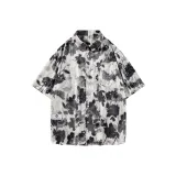 Чёрно-белый (Китайский дизайн с цветком пиона) 805