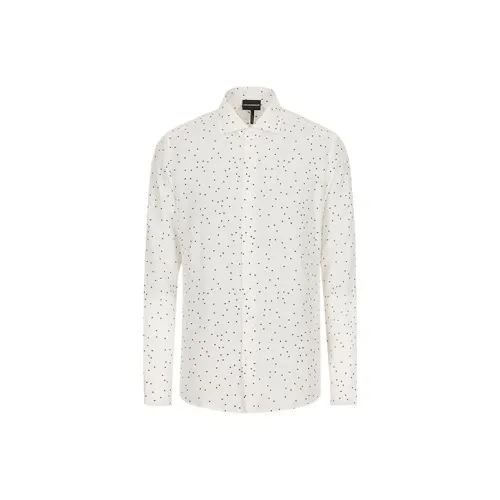 EMPORIO ARMANI SS22 Рубашка Мужская Белая