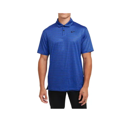 nike Dri Fit Tour Polo Мужской Королевский Серый Черный