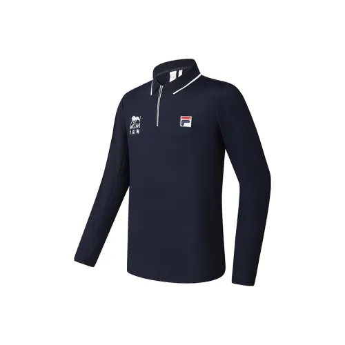 FILA Поло Мужское Королевский Синий Nv